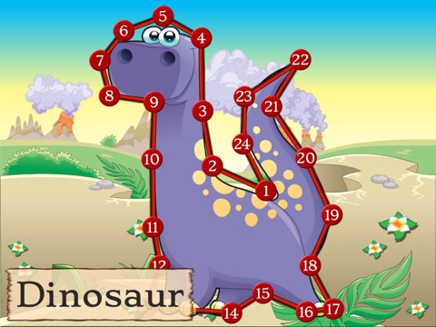 Dinosaur Dots Connect for kidsのおすすめ画像1