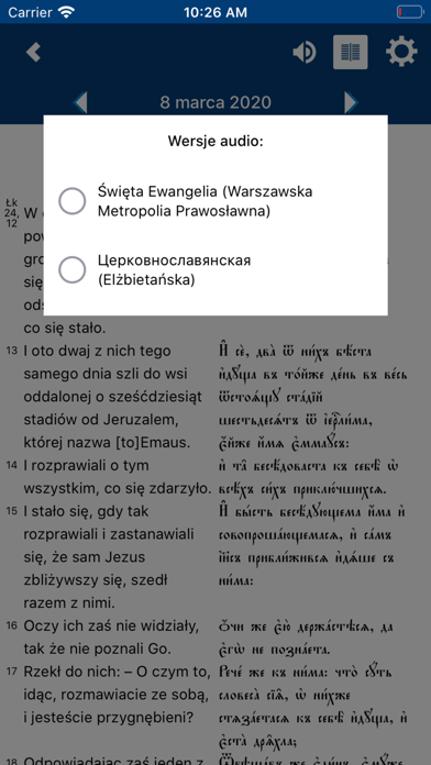 Kalendarz prawosławny Screenshot
