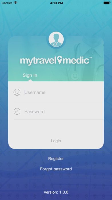 MyTravelMedic Provider Screenshot