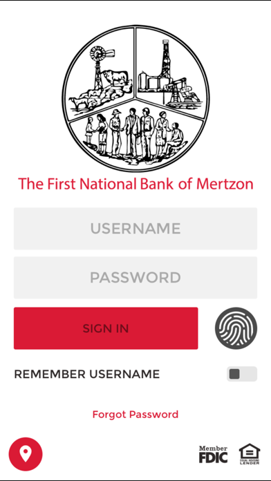 First National Bank of Mertzon Screenshot