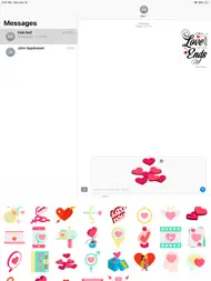 Love Romance - Adult Stickers ipad bilder 2