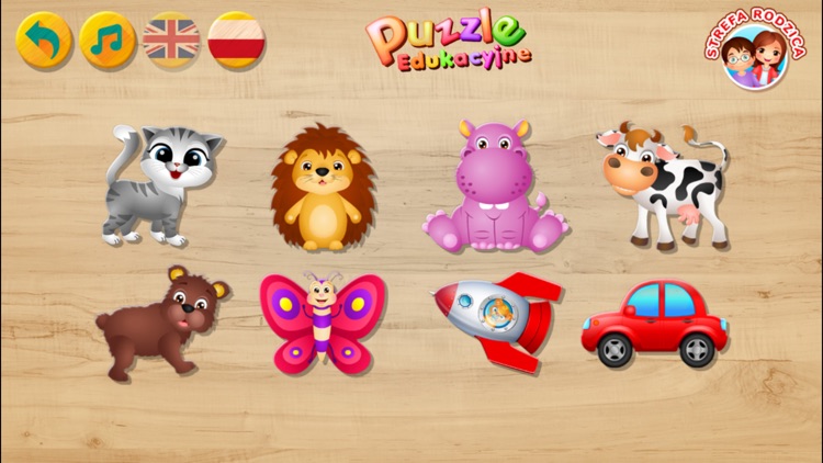 Puzzle - gry edukacyjne 4+