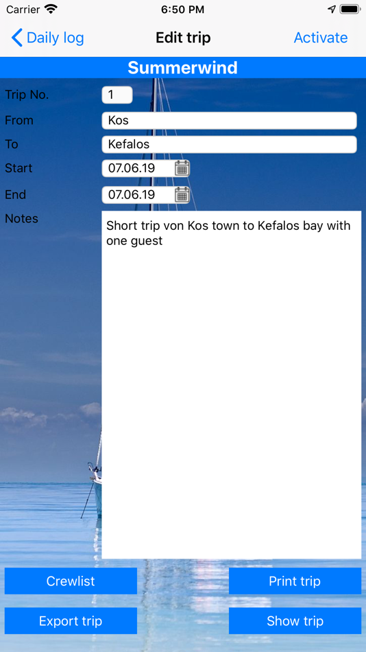#4. Skippers Log (iOS) By: Michael Dieter Konz