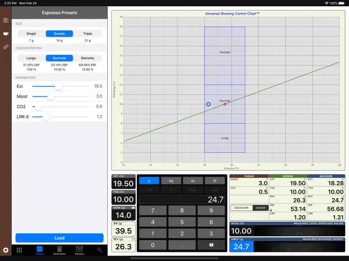 Скриншот VST CoffeeTools™ For IPad на iPhone 2