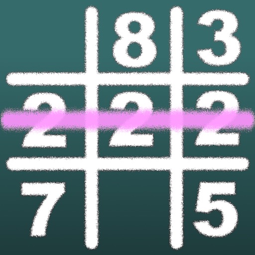 Number Tic-Tac-Toe IQ Puzzle Icon
