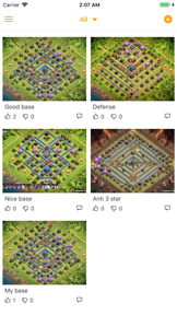 Coc War Base Layouts screenshot