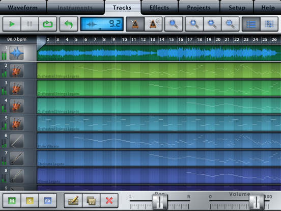 Music Studio Lite iPad app afbeelding 2