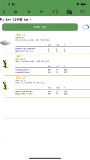 sports parlay iphone screenshot 1