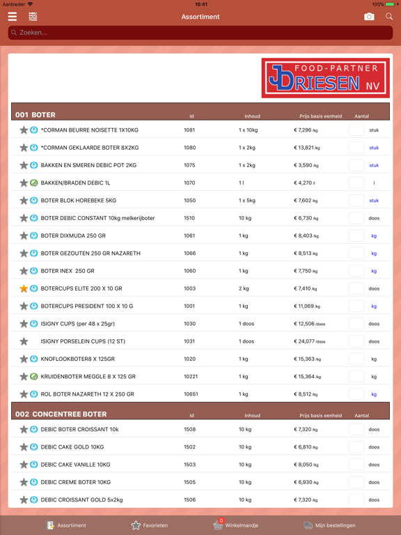 Screenshot #6 pour Driesen Food-Partner