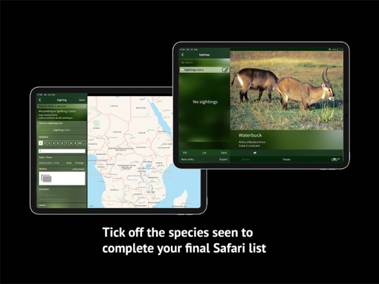 The Golden Safari Guide iPad screenshot 9 - Reference app