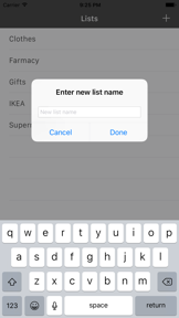 Shopping. Share grocery lists screenshot