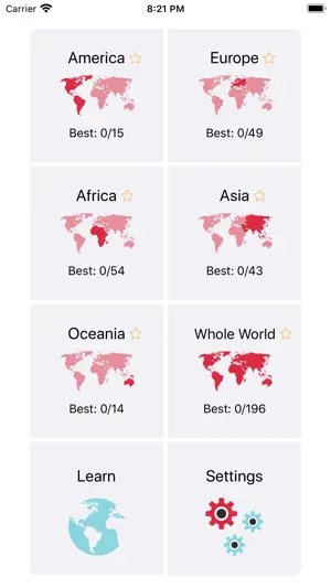 Maps and Countries: Map Quiz screenshot 1