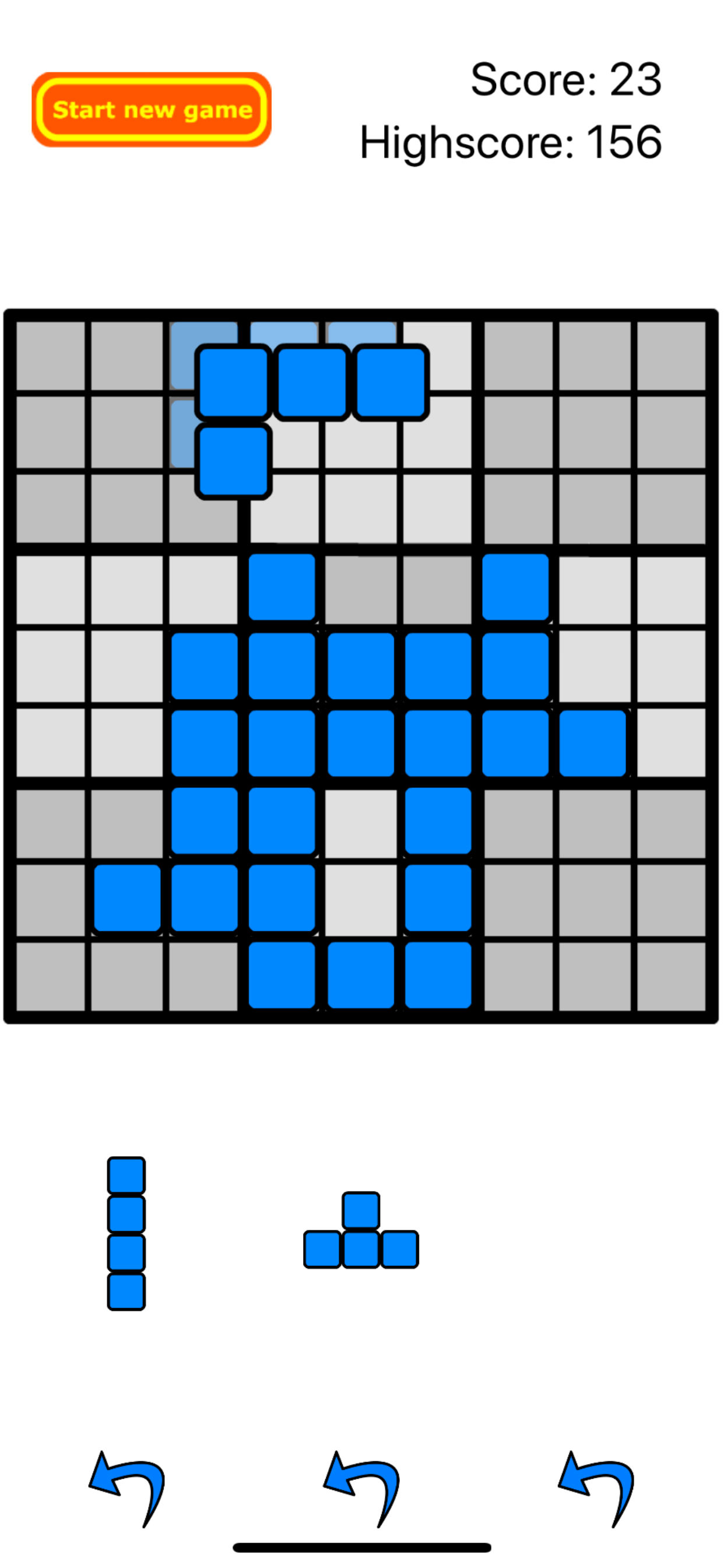 Rotate and puzzle blocks screenshot 2