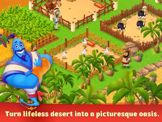 Farm Mania: oriental city iPad app afbeelding 1