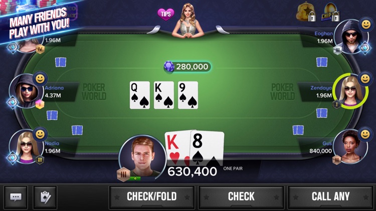 Poker World Mega Billions