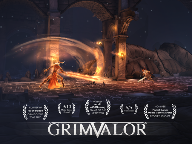 Snímek obrazovky Grimvalor