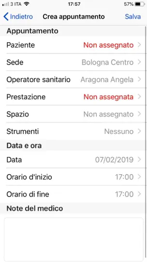 Capture d'écran de Vettore.Mobile sur iPhone 3