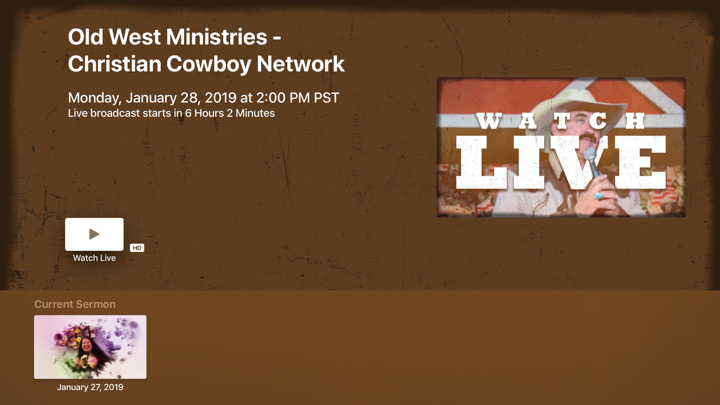 Screenshot #1 pour Old West Ministries CCTV