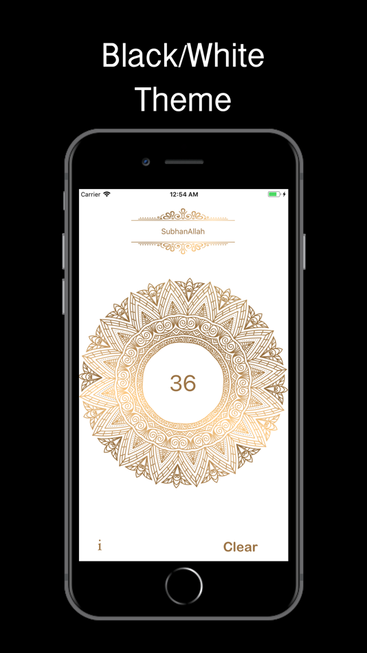 #4. Tasbeeh - Golden Tap Counter (iOS) Podle: Zain Habib