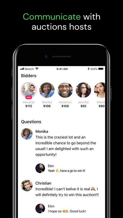 MakeSense: charity auctions Screenshot