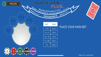 Blackjack Plus - Side Bets Screenshot