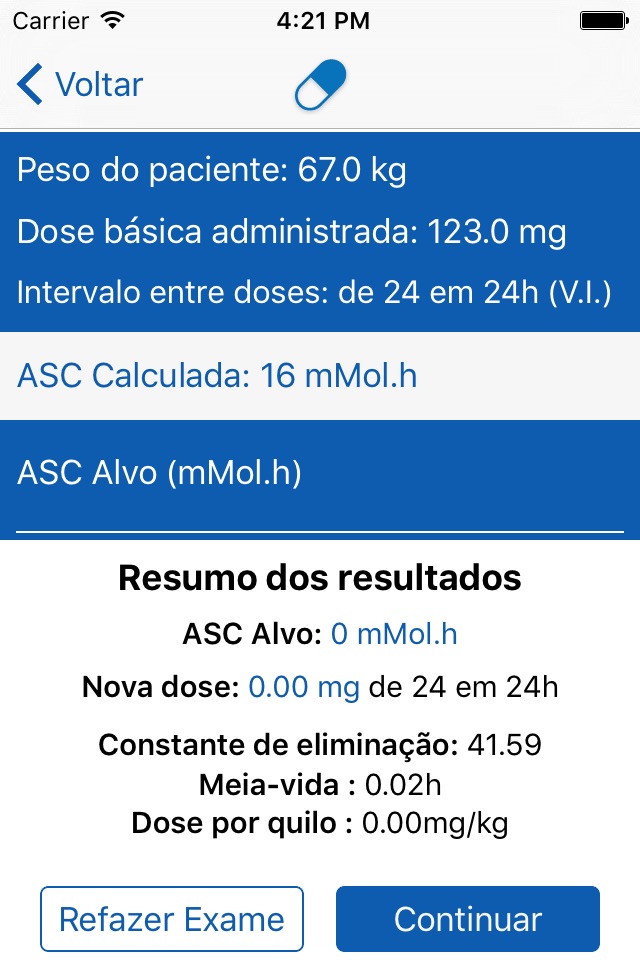 Einstein Dosagem Bussulfano screenshot 3