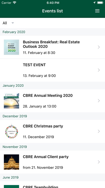CBRE Events