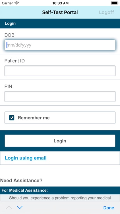 CoagClinic™ Self-Test Portal