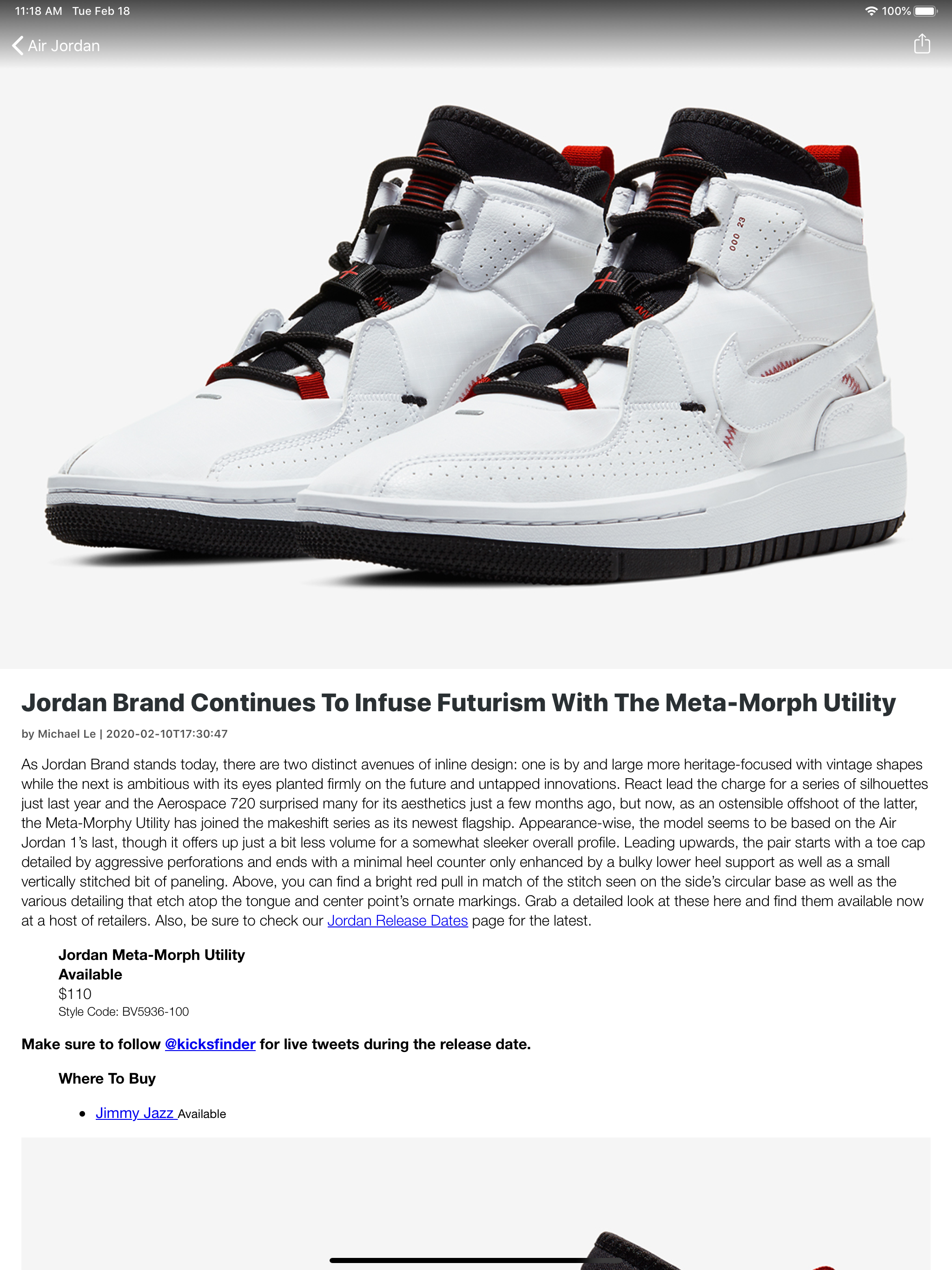 Sneakers News Geek