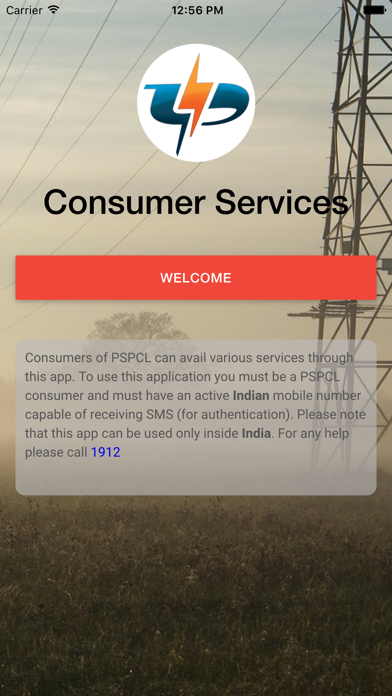 PSPCL Consumer Services Screenshot