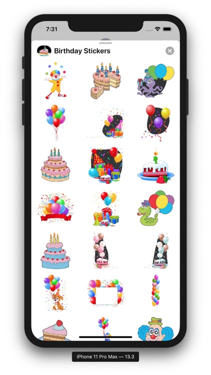 Birthday Emoji Sticker screenshot-7