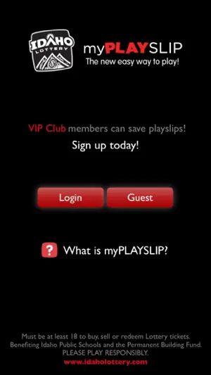 Idaho Lottery - myPlayslip screenshot 1