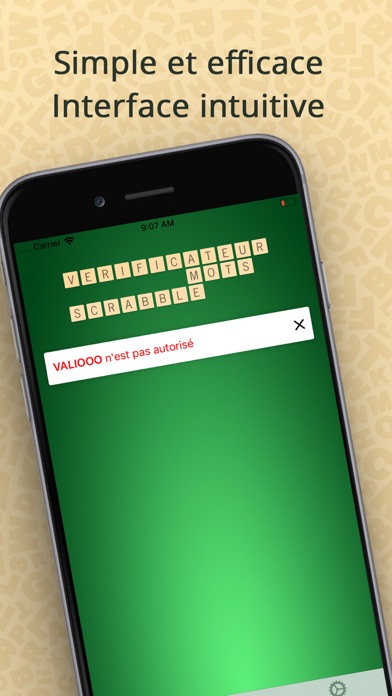 Vérificateur Mots du SCRABBLE® Screenshot
