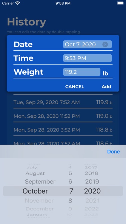 Weight-Log screenshot-5