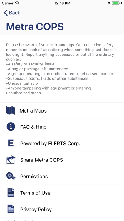 Metra COPS screenshot-3