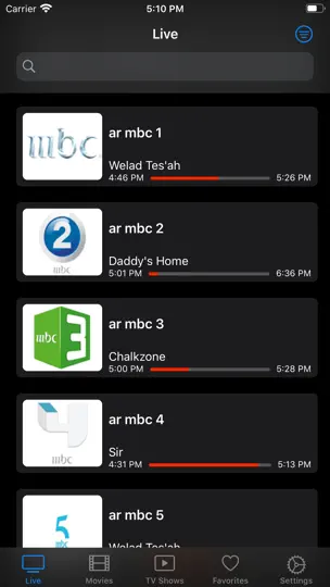 Capture d'écran de IProTV Pour IPtv & M3u sur iPhone 1