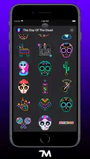 the day of the dead stickers iphone screenshot 3