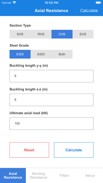 Celsius® hollow section design Screenshot