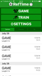 reftime: game & fitness timers iphone screenshot 1