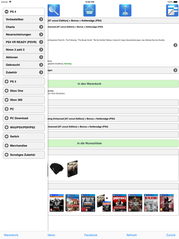 GamesOnly iPad screenshot 5 - Shopping app