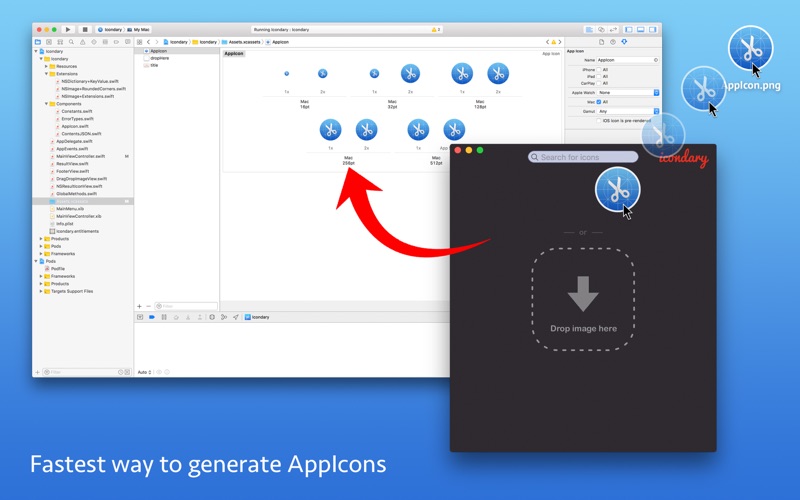 Screenshot #3 pour Icondary: App Icons Generator