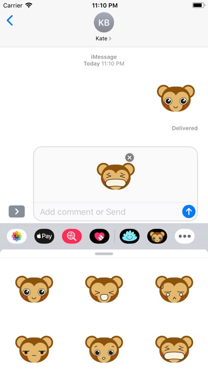 Monkey BaBy Lovely Sticker