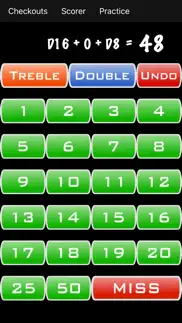darts calculator iphone screenshot 2
