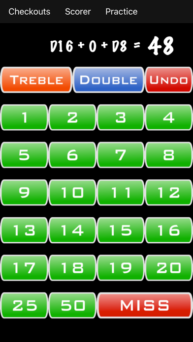 Screenshot #2 pour Darts Calculator