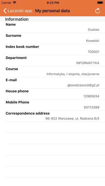 Lazarski app screenshot-4