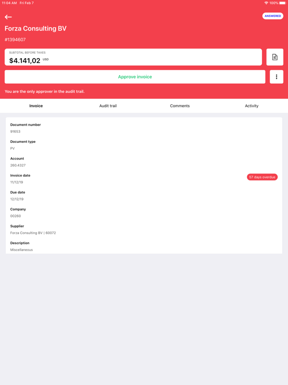 Screenshot #6 pour SCANMAN Invoice Approval 2
