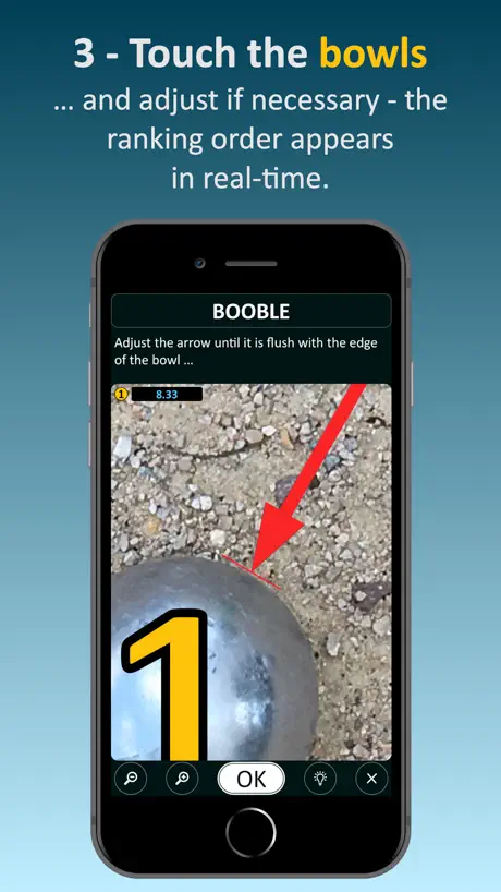 Booble (for petanque game)