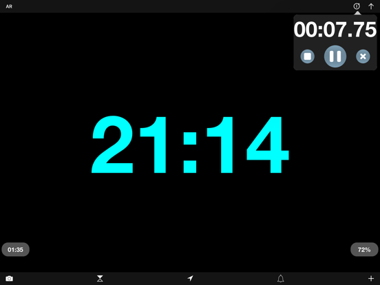 ClockZ | Klok + Wekker iPad app afbeelding 2