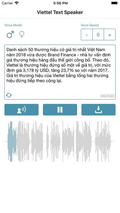 Viettel Text Speaker screenshot 4