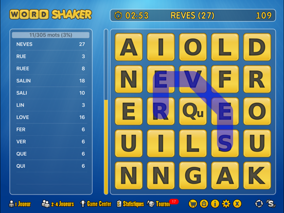 Screenshot #4 pour Word Shaker HD Lite